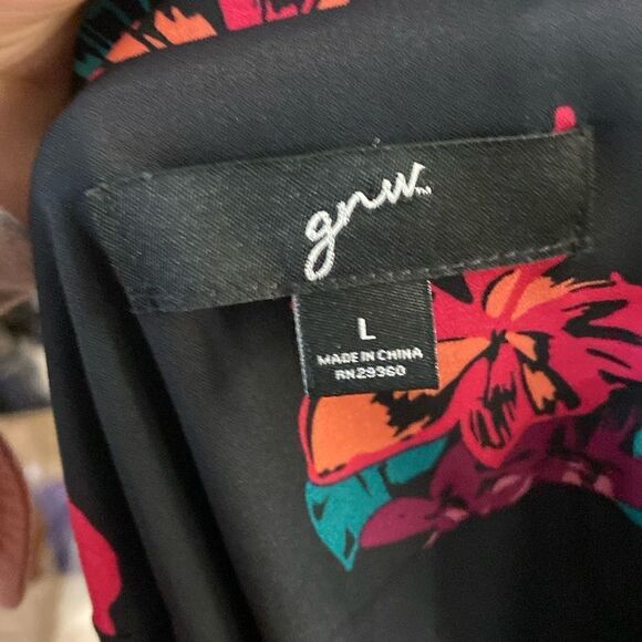 GNW Open Front Softshell Blazer Floral Great Northwest - Picture 7 of 9